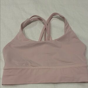 Lululemon Athletica Light Pink Sports Bra size 6